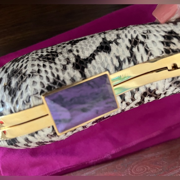 ETRO snake print clutch - Picture 4 of 6
